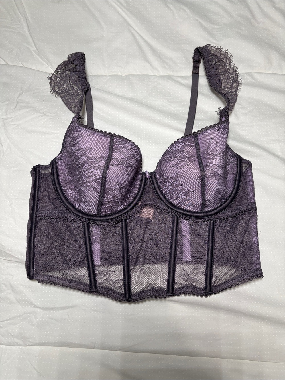 Victoria's Secret Dream Angels Lace Push-Up Corset Bra